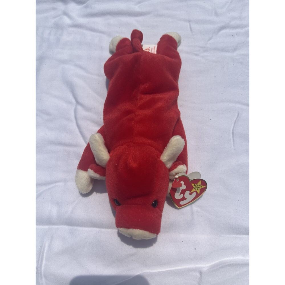 Ty Beanie Buddy Snort the Bull Plush Toy - 4002